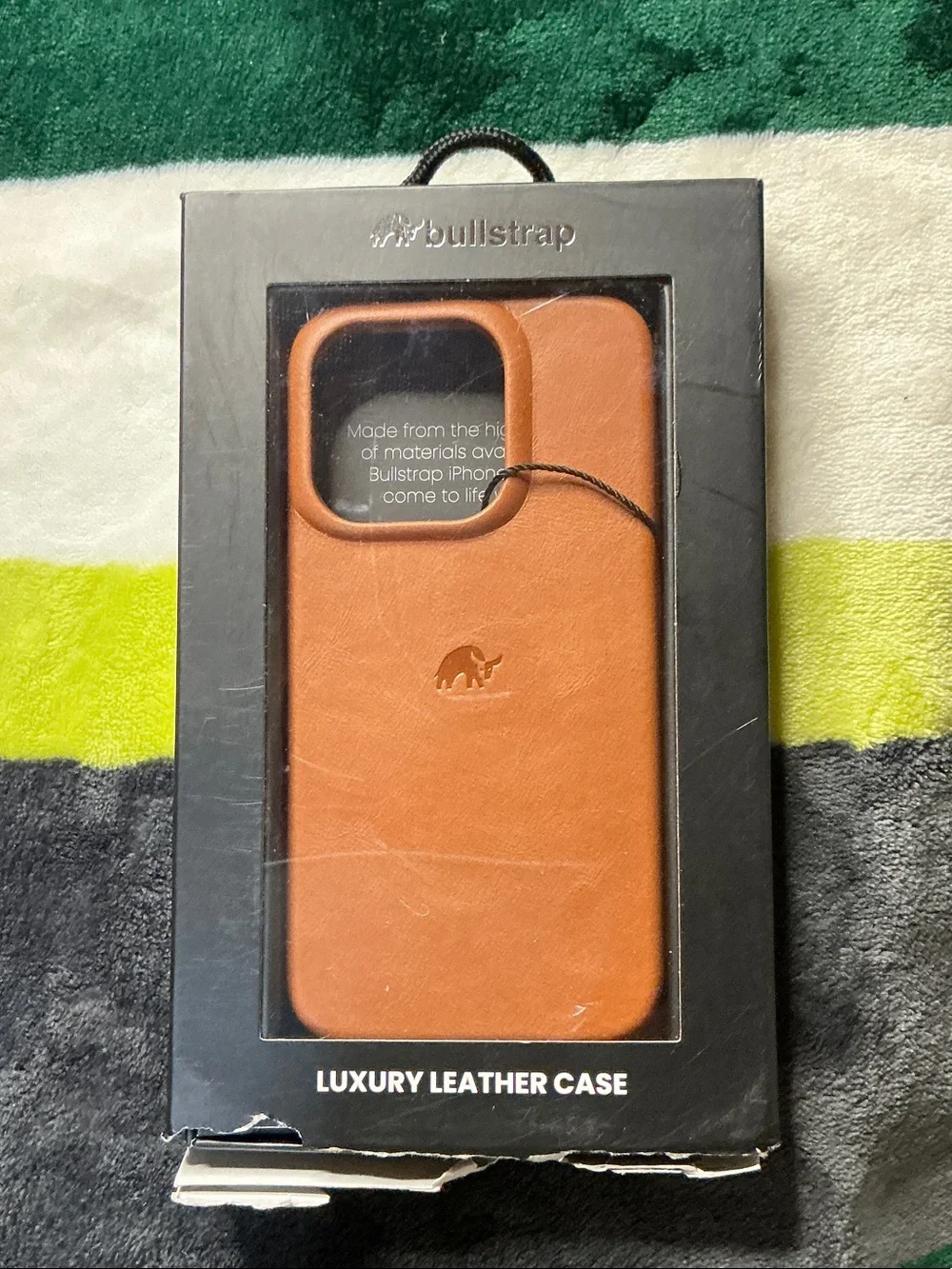 Bullstrap Genuine Leather iPhone Case - Tan For IPhone 15 Pro